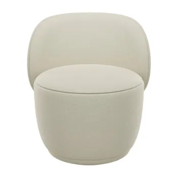 Fotoliu bej cu tapiterie din stofa boucle KUON - Blomus imagine