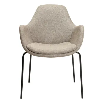 Fotoliu bej cu tapiterie din tesatura boucle Zimmer - DAN-FORM Denmark imagine