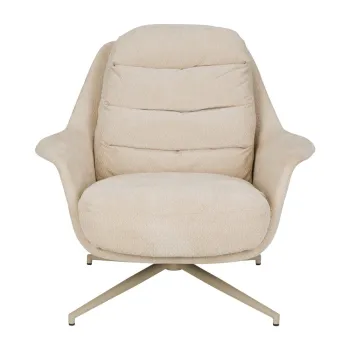 Fotoliu bej pivotant de relaxare Philly - Zuiver imagine