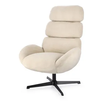 Fotoliu bej pivotant Violante - Bizzotto imagine