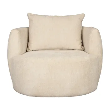 Fotoliu bej Rocca - Dutchbone imagine