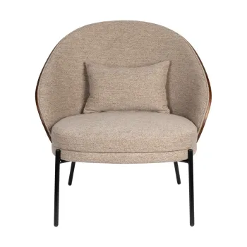 Fotoliu bej Rodin - Dutchbone imagine