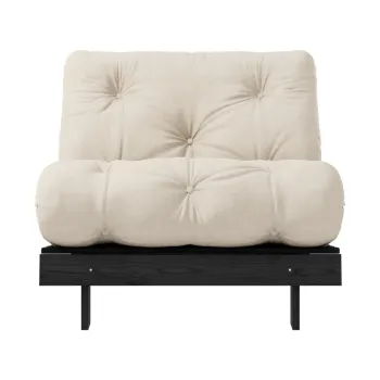 Fotoliu bej Roots Black Night - Karup Design imagine