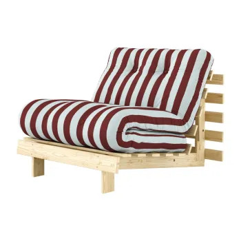 Fotoliu burgundy/albastru deschis de tip futon/din lemn Roots - Karup imagine