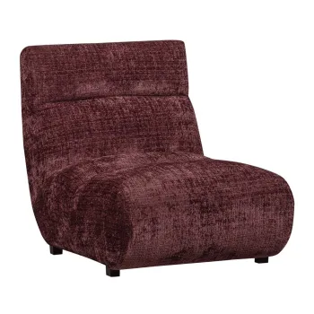 Fotoliu burgundy cu tapiterie din chenille Observe - WOOOD imagine
