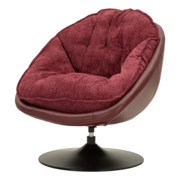 Fotoliu burgundy pivotant Retro Style - Mauro Ferretti imagine