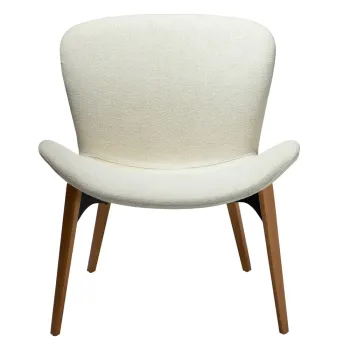 Fotoliu crem cu tapiterie din tesatura boucle Paragon - DAN-FORM Denmark imagine