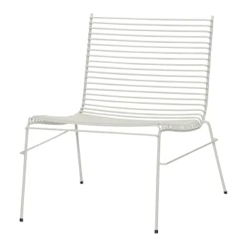 Fotoliu de gradina alb din metal String - Hubsch imagine