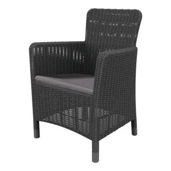 Fotoliu de gradina gri antracit din plastic Trenton - Keter imagine