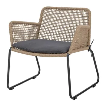 Fotoliu de gradina gri-bej Mundo - Bloomingville imagine