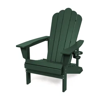 Fotoliu de gradina verde din plastic Adirondack - Bonami Selection imagine