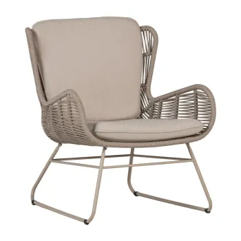 Fotoliu de grAfdinAbej din metal/capitonat Grace aEURWOOOD imagine