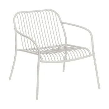 Fotoliu de grAfdinAgri deschis din metal Yua Wire aEURBlomus imagine