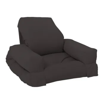 Fotoliu de relaxare pentru copii gri inchis Mini Hippo - Karup Design imagine