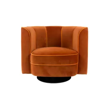 Fotoliu Dutchbone Flower, portocaliu imagine