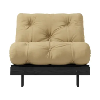 Fotoliu galben mustar Roots Black Night - Karup Design imagine