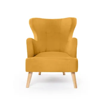 Fotoliu galben mustar wing Noemye - Bonami Selection imagine