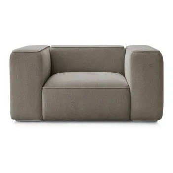 Fotoliu gri/bej Zephyr - Bobochic Paris imagine