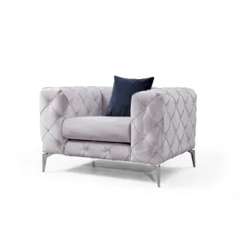 Fotoliu gri deschis Como - Artie imagine