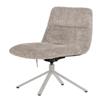 Fotoliu gri deschis pivotant cu tapiE>erie din E>esAfturAbouclA(C) Soren aEURWOOOD imagine