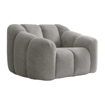 Fotoliu gri deschis Shell - Miuform imagine