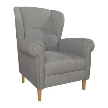 Fotoliu gri deschis wing Swan - Ropez imagine