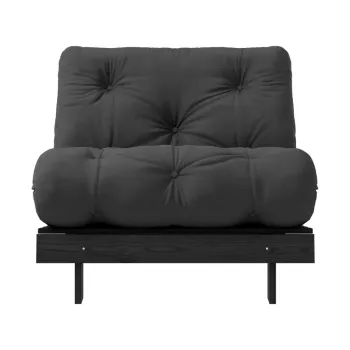 Fotoliu gri inchis Roots Black Night - Karup Design imagine