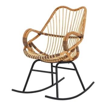 Fotoliu in culoare naturala balansoar Reine - Bloomingville imagine