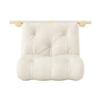 Fotoliu in culoare naturala cu tapiterie din in Hooked - Karup Design imagine