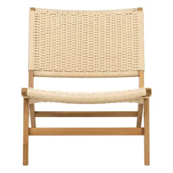 Fotoliu in culoare naturala tesut Carson - Actona imagine