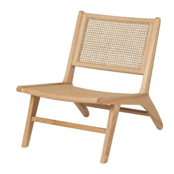 Fotoliu in culoare naturala tesut - Ixia imagine