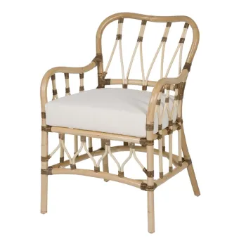 Fotoliu in culoare naturala tesut - Ixia imagine