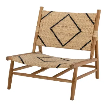 Fotoliu in culoare naturala tesut Lennox - Bloomingville imagine