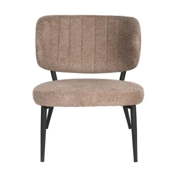 Fotoliu maro deschis Sanne - White Label imagine