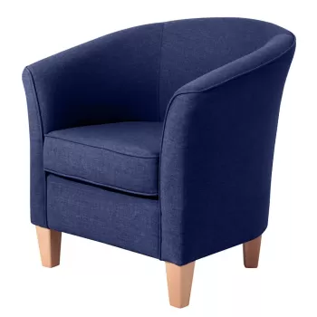 Fotoliu Max Winzer Livia Dark Blue, albastru inchis imagine