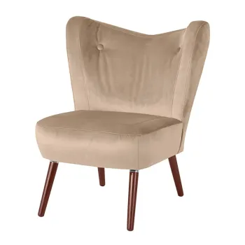 Fotoliu Max Winzer Sari Velvet, bej imagine