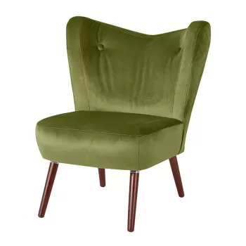 Fotoliu Max Winzer Sari Velvet, verde imagine