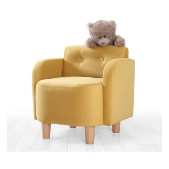 Fotoliu pentru copii galben Volie - Artie imagine