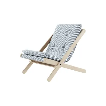 Fotoliu pliabil Karup Design Boogie Raw/Beach Blue imagine