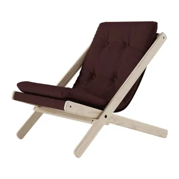 Fotoliu pliabil Karup Design Boogie Raw/Brown imagine