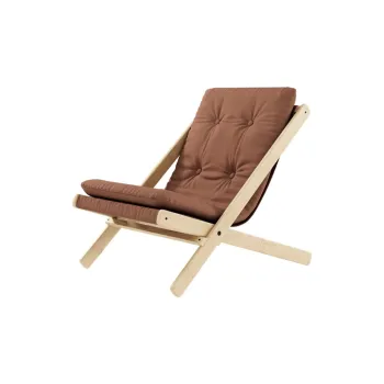 Fotoliu pliabil Karup Design Boogie Raw/Clay Brown imagine