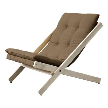 Fotoliu pliabil Karup Design Boogie Raw/Mocca imagine