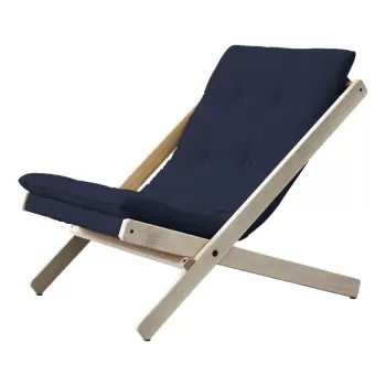Fotoliu pliabil Karup Design Boogie Raw/Navy imagine