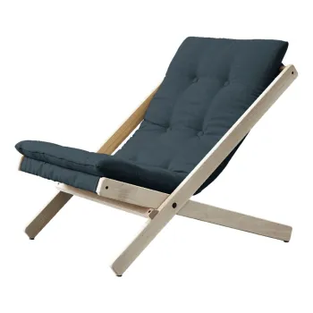 Fotoliu pliabil Karup Design Boogie Raw/Petroleum imagine