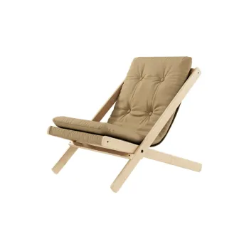 Fotoliu pliabil Karup Design Boogie Raw/Wheat Beige imagine