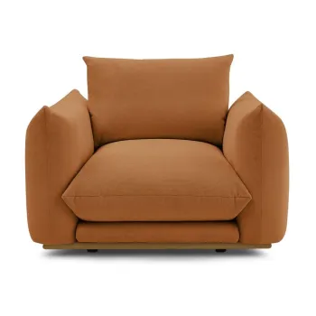 Fotoliu portocaliu Ernest - Bobochic Paris imagine