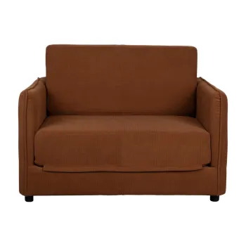 Fotoliu portocaliu/maro Jopie - White Label imagine