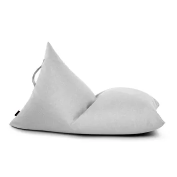 Fotoliu puf pentru copii gri deschis Razzy - SLOWDOWN imagine