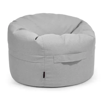 Fotoliu puf pentru copii gri deschis Roll 80 - SLOWDOWN imagine