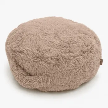 Fotoliu puf pentru copii in culoare naturala deschisa Mammoth - Meowbaby imagine